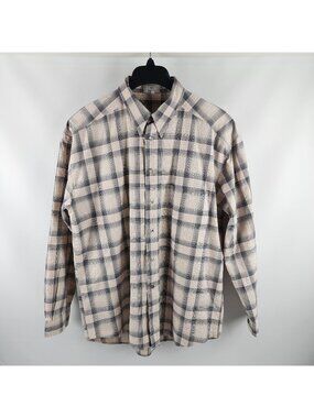 Zanella Shirt Mens Large Multi Plaid L/S Button Up